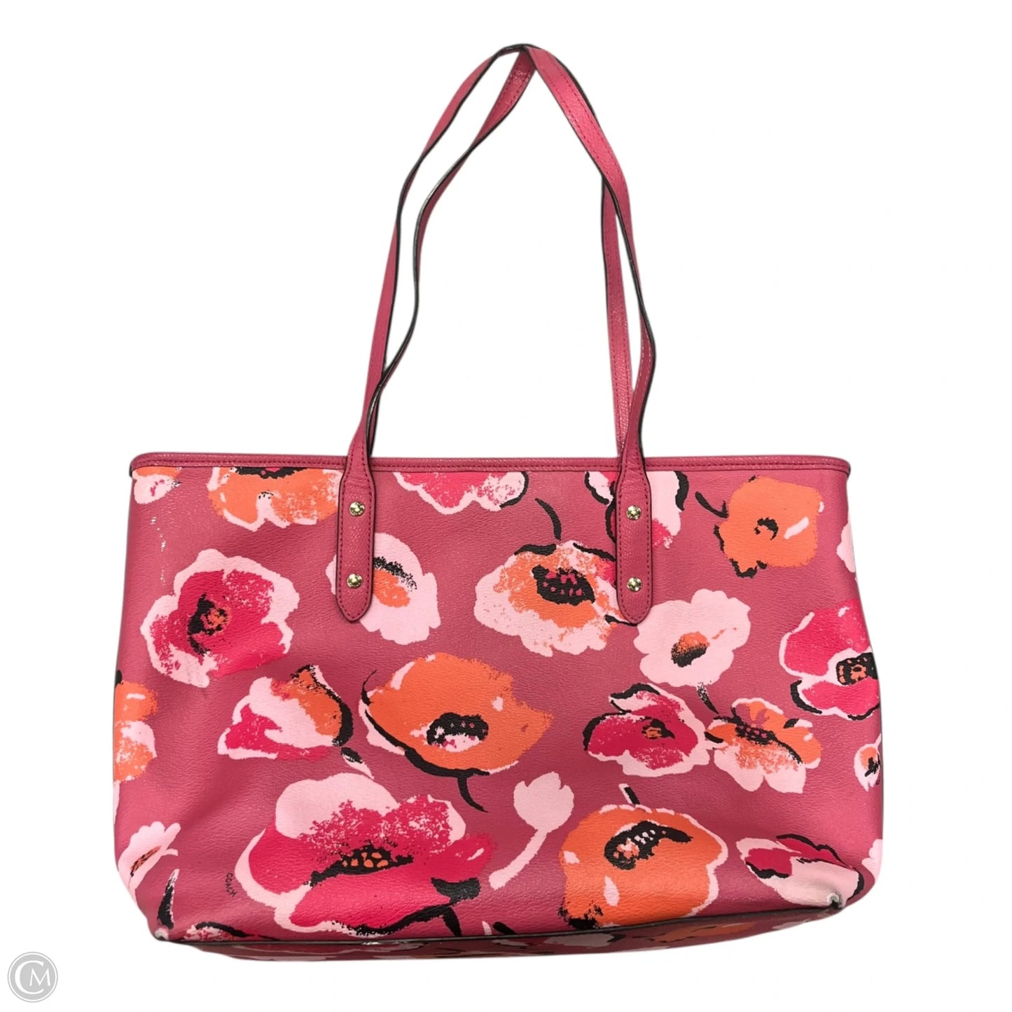 Tote Designer By Coach, Size: Large