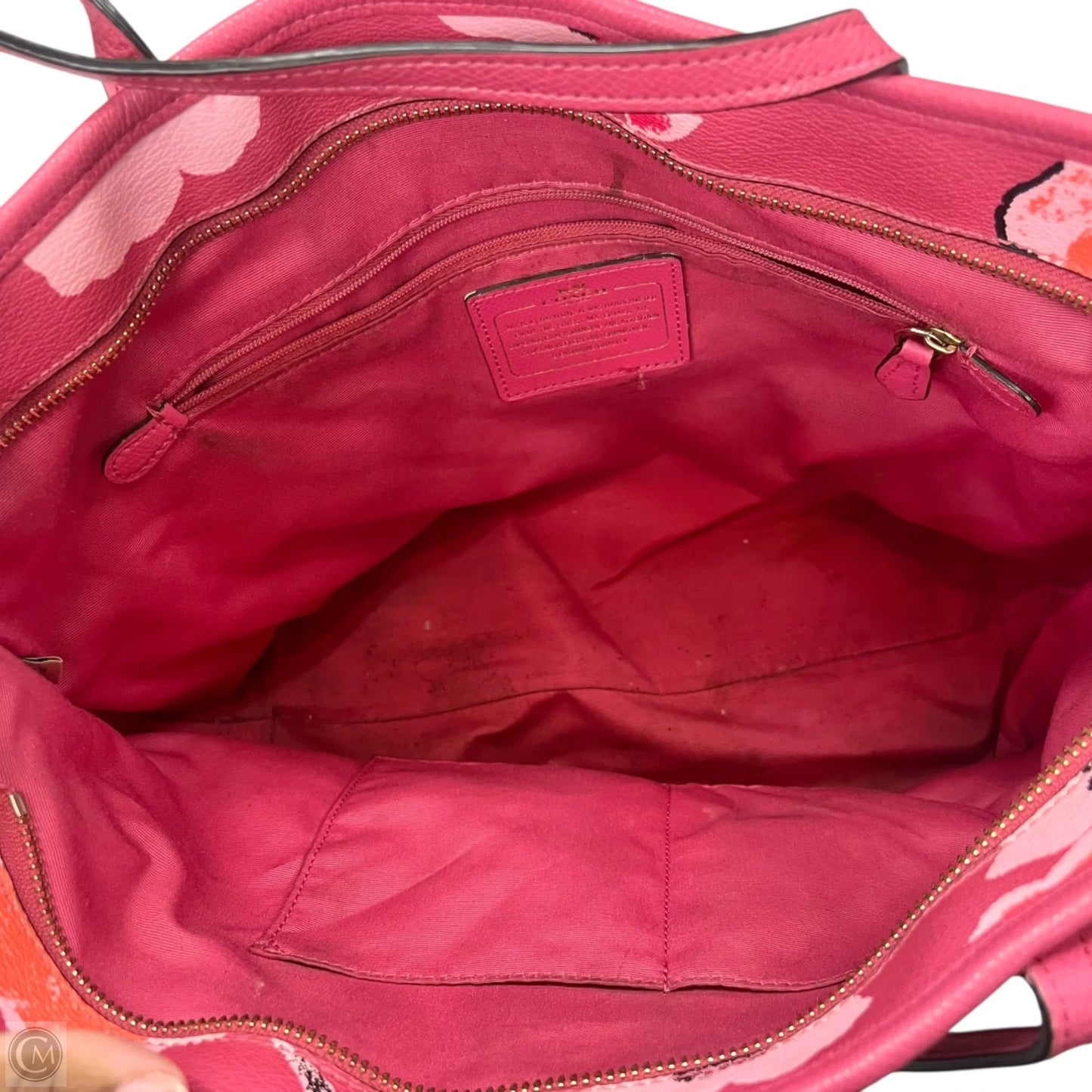 Tote Designer By Coach, Size: Large