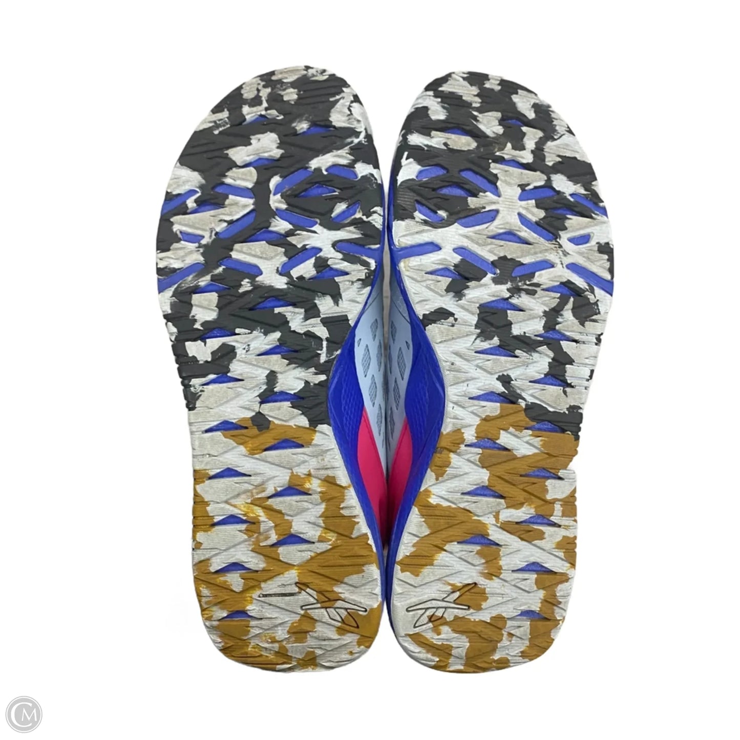 Shoes Athletic By Reebok In Blue & Pink, Size: 8