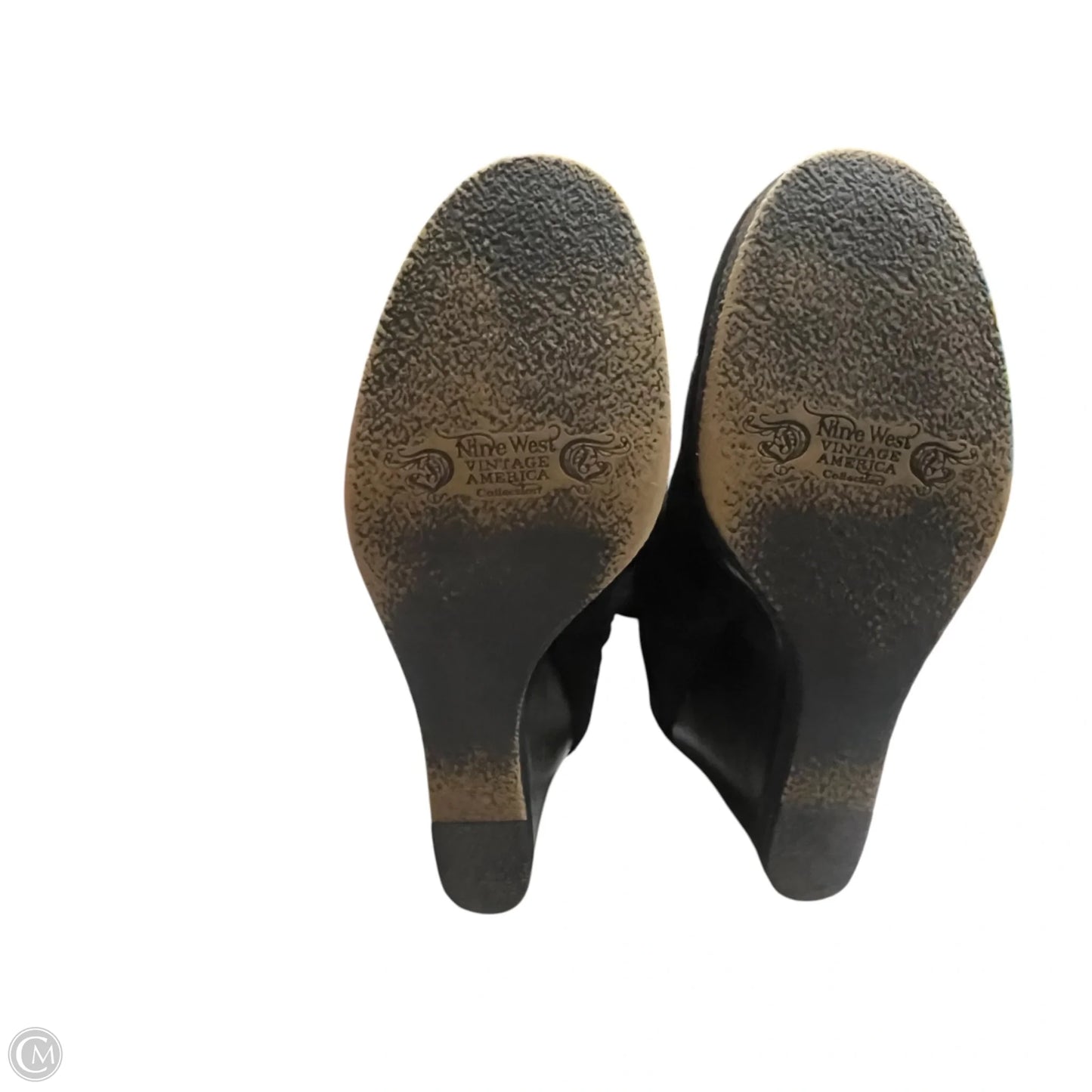 Boots Mid-calf Heels By Nine West In Black, Size: 11