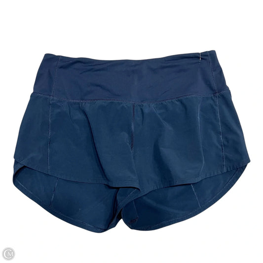 Athletic Shorts By Lululemon In Blue, Size: 8