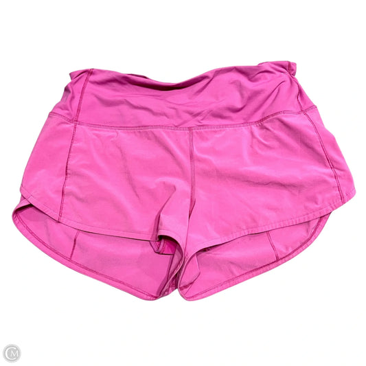 Athletic Skort By Lululemon In Pink, Size: 10
