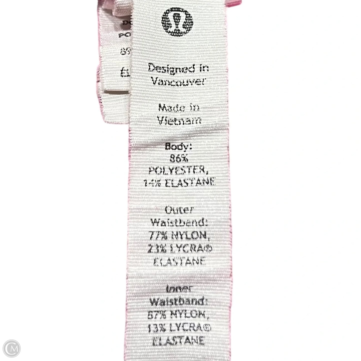 Athletic Skort By Lululemon In Pink, Size: 10