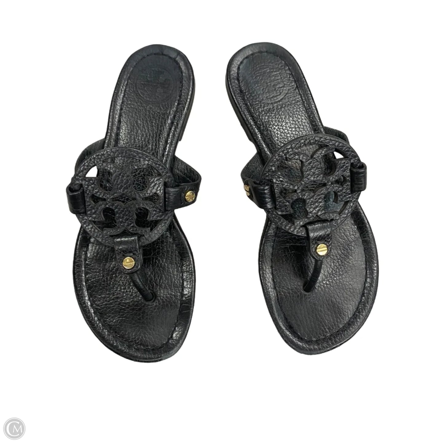 Sandals Designer By Tory Burch In Black, Size: 5.5