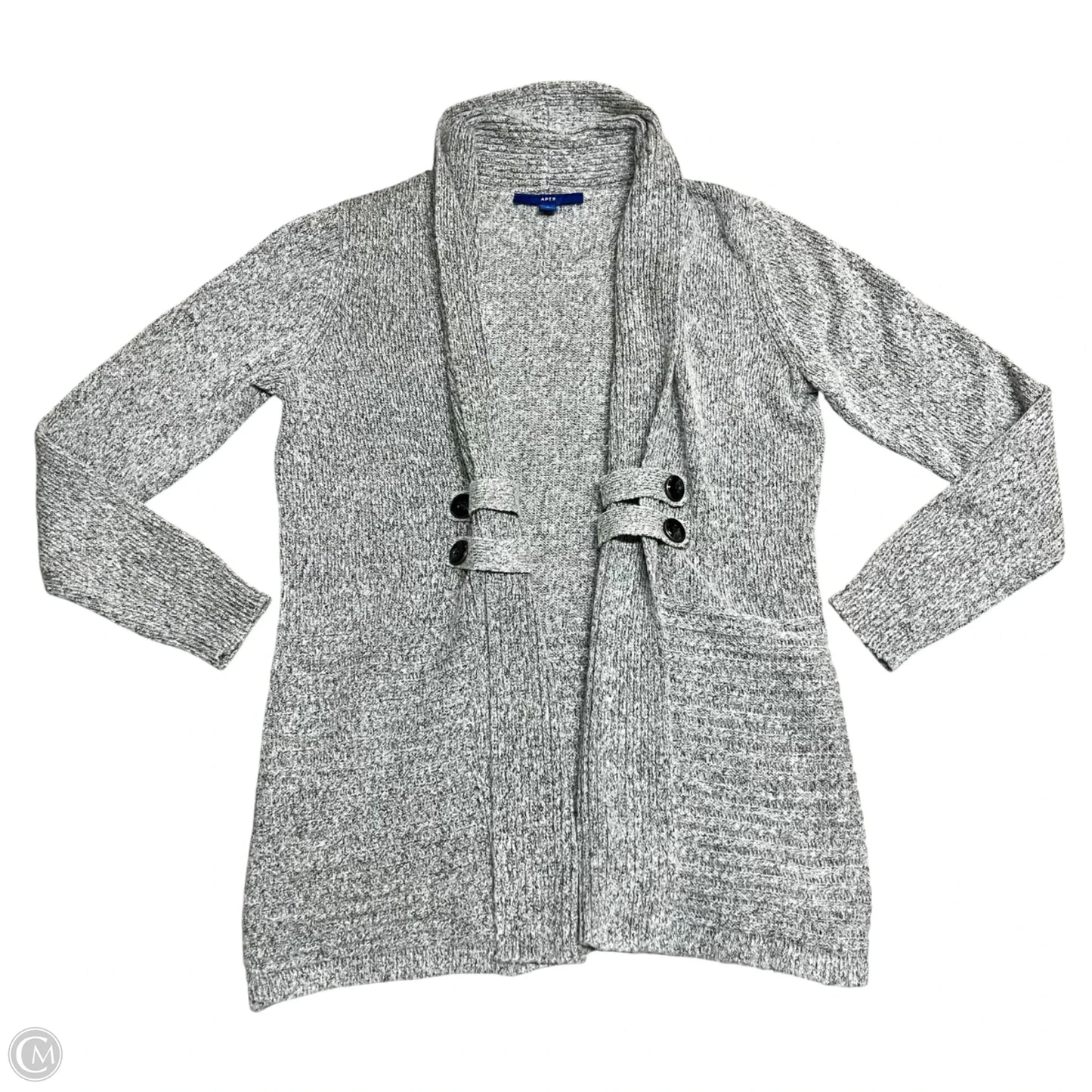 Cardigan By Apt 9 In Grey, Size: S