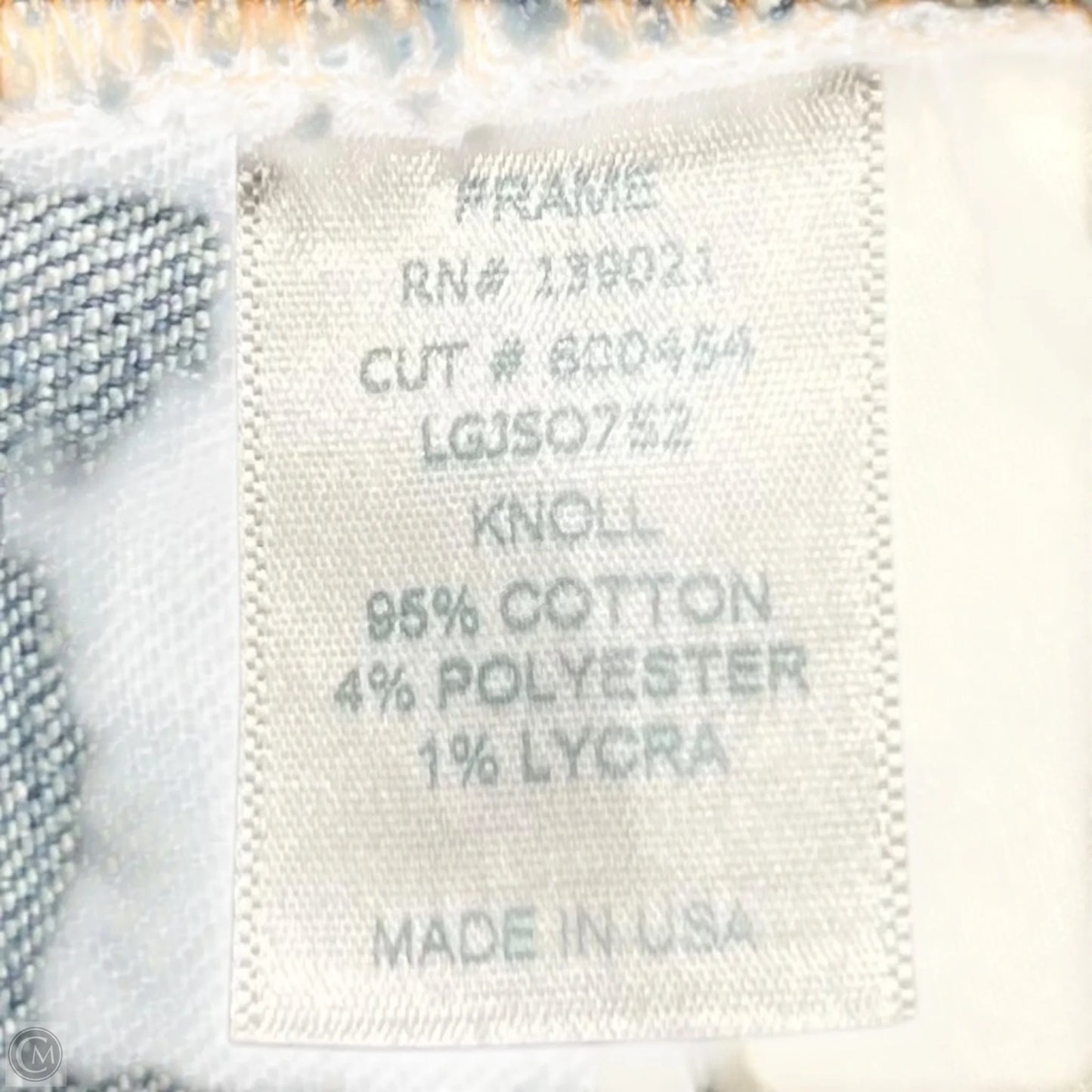 Overalls By Frame In Blue Denim, Size: S