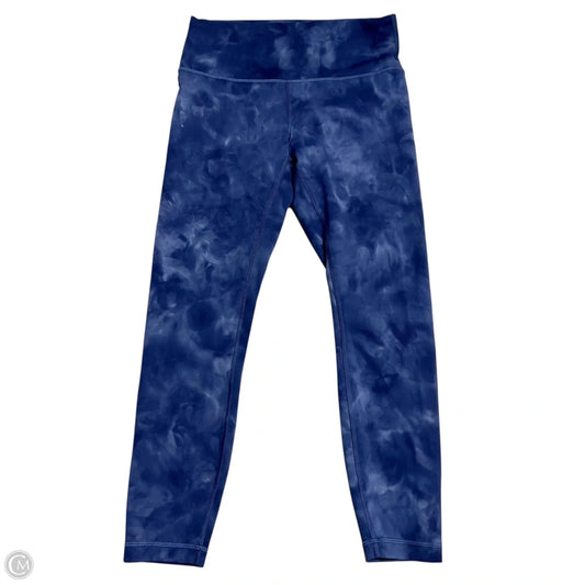 Athletic Leggings Capris By Lululemon In Blue, Size: 10