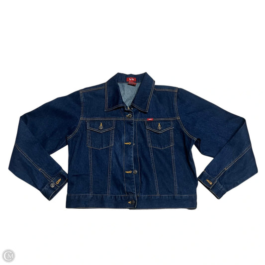 Jacket Denim By Rue Blue In Blue Denim, Size: L
