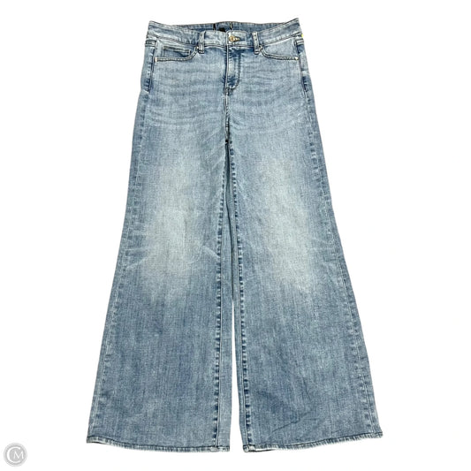 Jeans Wide Leg By White House Black Market In Blue Denim, Size: 6