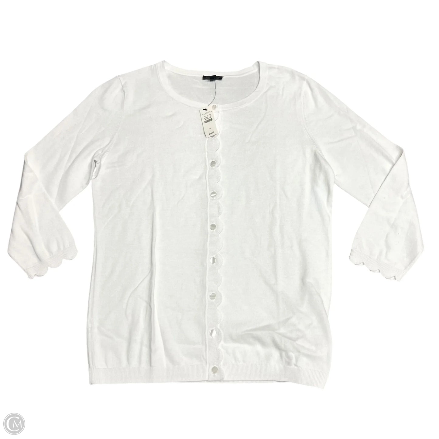 Cardigan By Talbots In White, Size: S