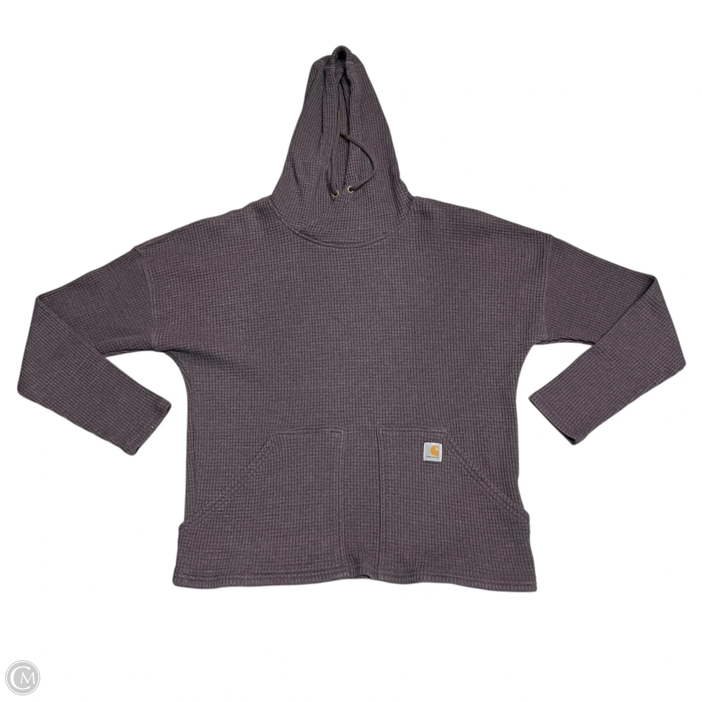 Sweatshirt Hoodie By Carhartt In Purple, Size: L