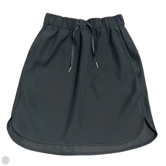 Athletic Skirt By Lululemon In Black, Size: 6