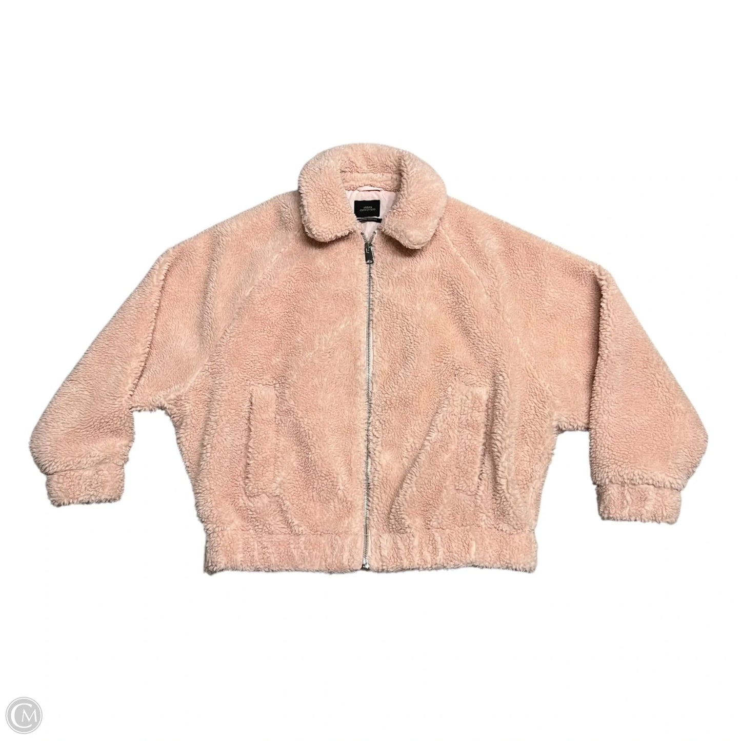 Jacket Faux Fur & Sherpa By Urban Outfitters In Pink, Size: M