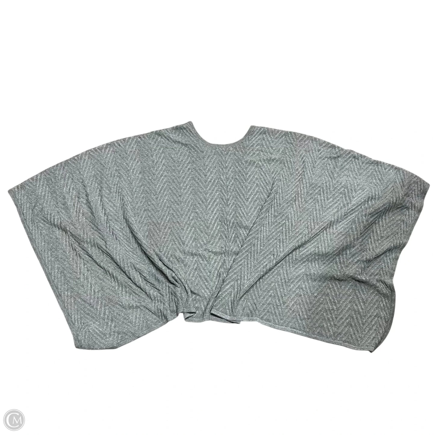 Shawl By Calvin Klein In Silver, Size: Osfm