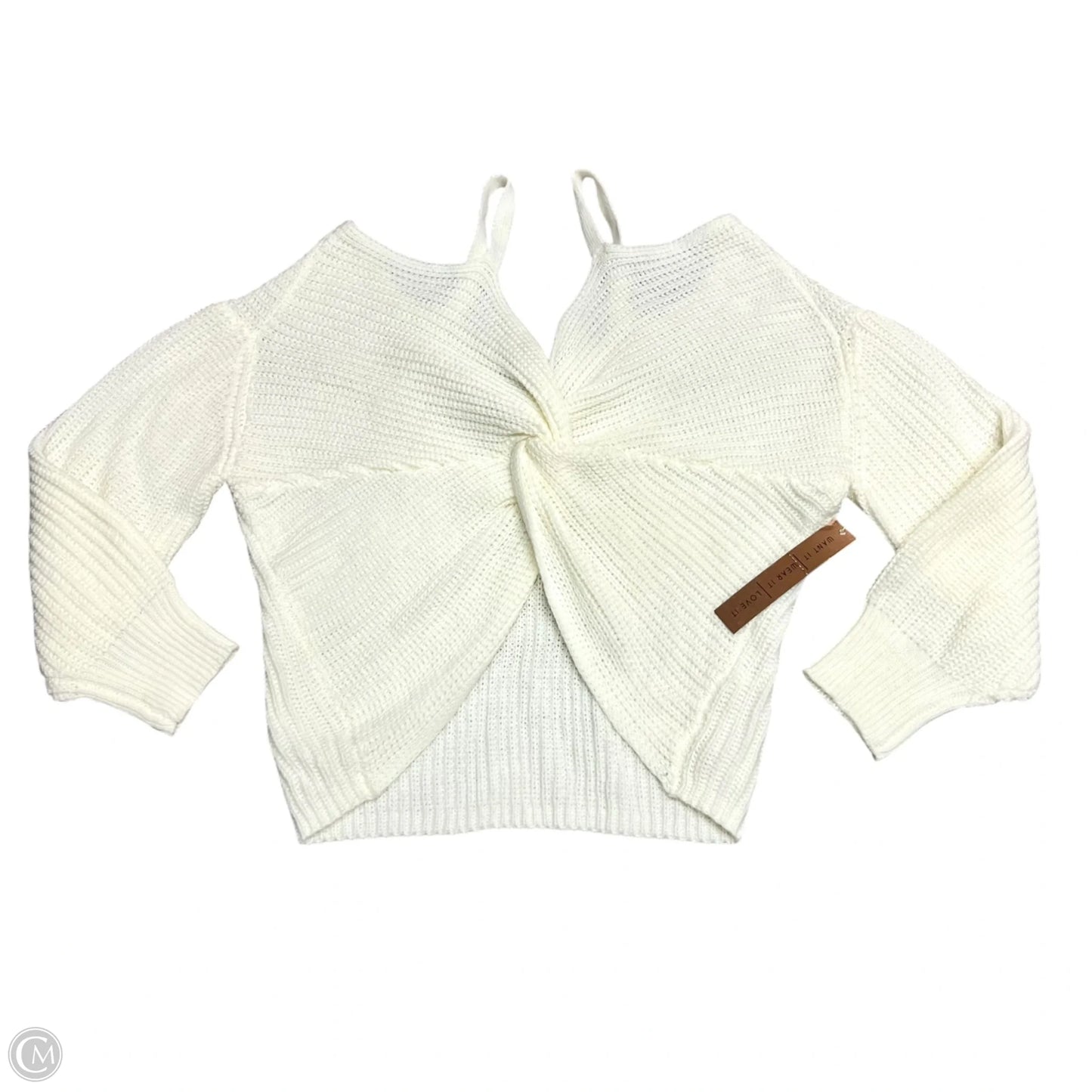 Sweater By Almost Famous In Cream, Size: M