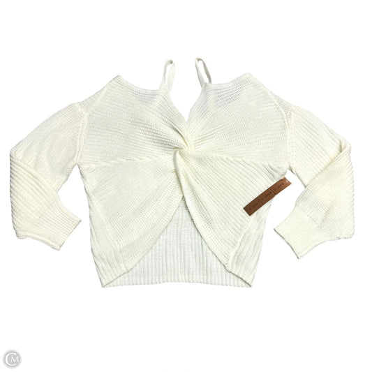 Sweater By Almost Famous In Cream, Size: M