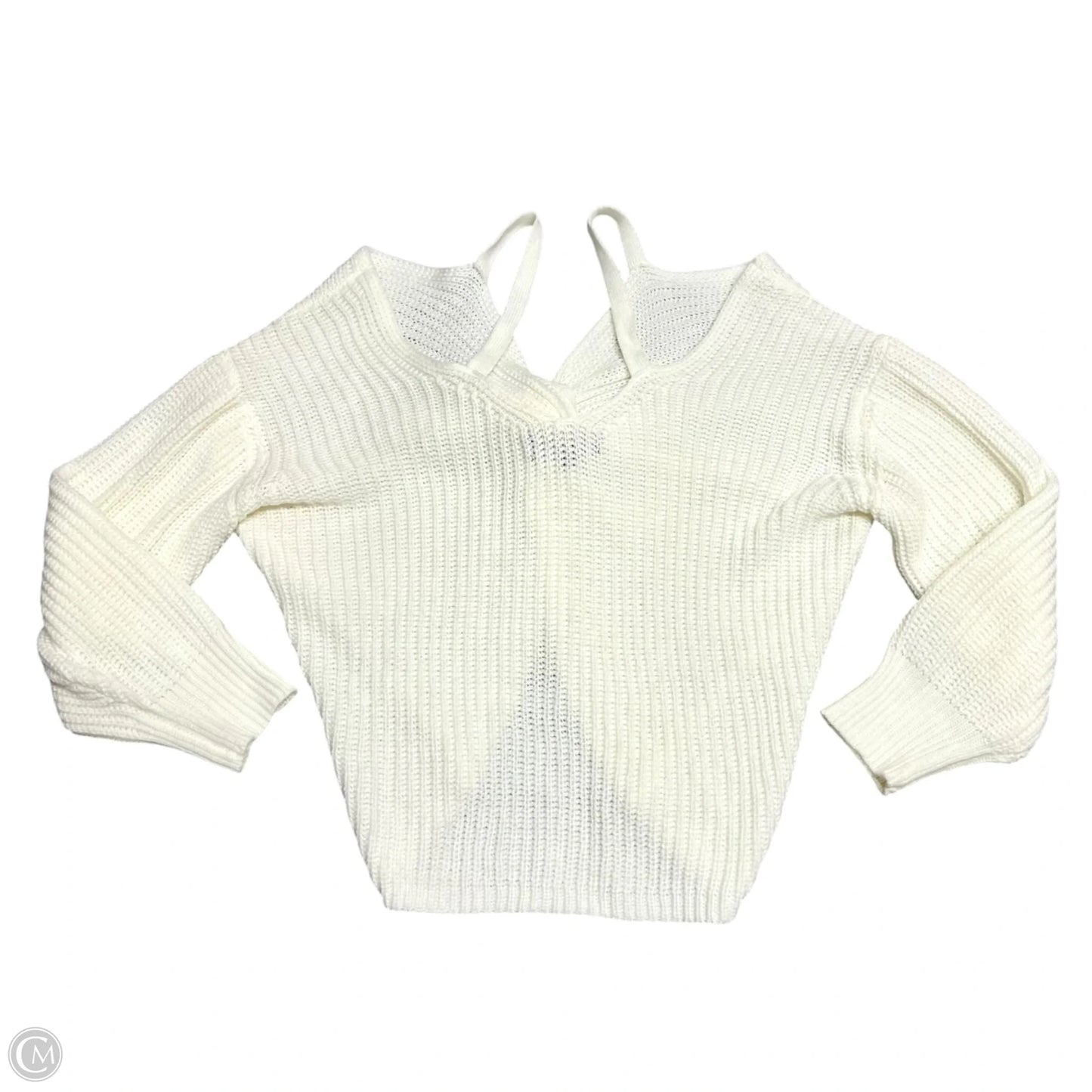 Sweater By Almost Famous In Cream, Size: M