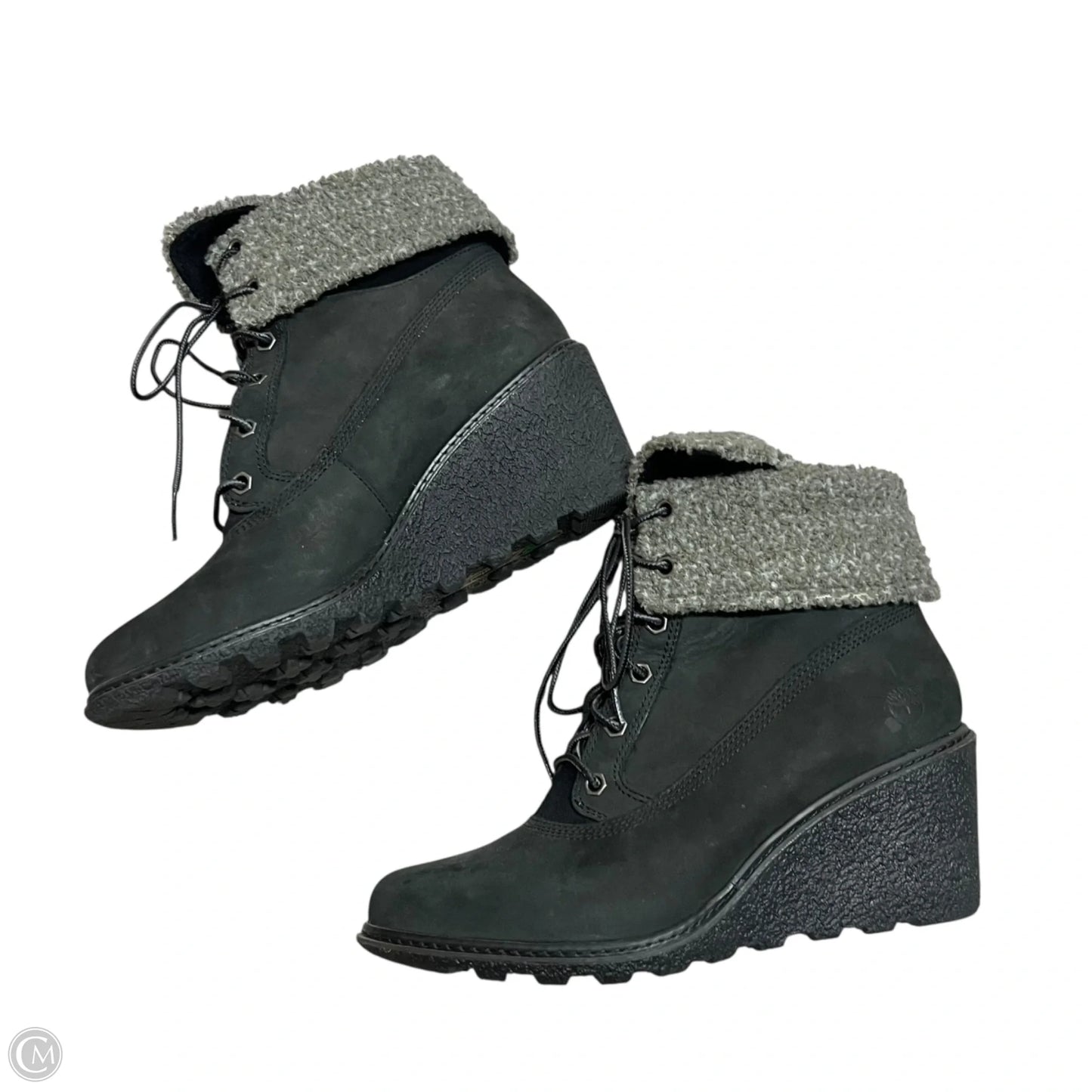 Boots Ankle Heels By Timberland In Black, Size: 8