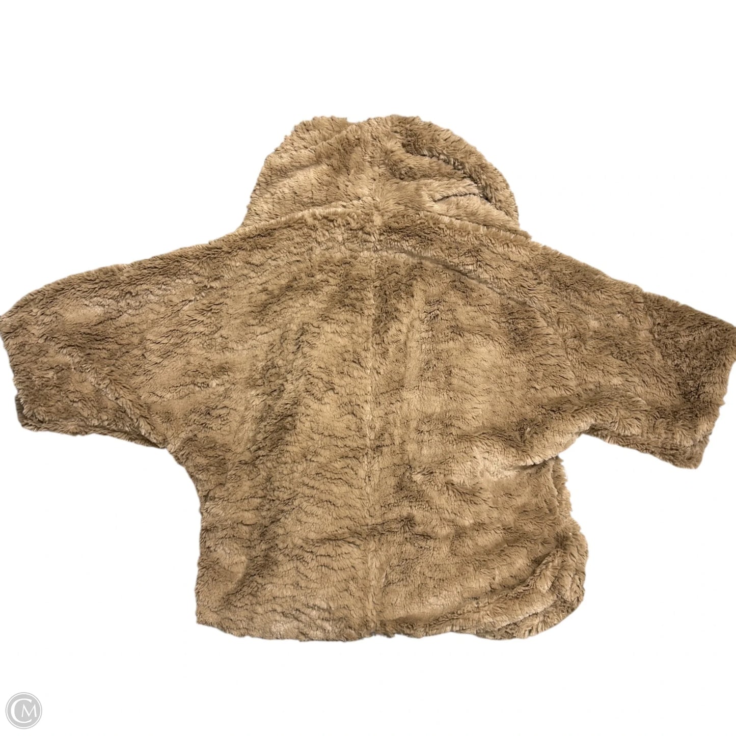 Jacket Faux Fur & Sherpa By Jolt In Brown, Size: M
