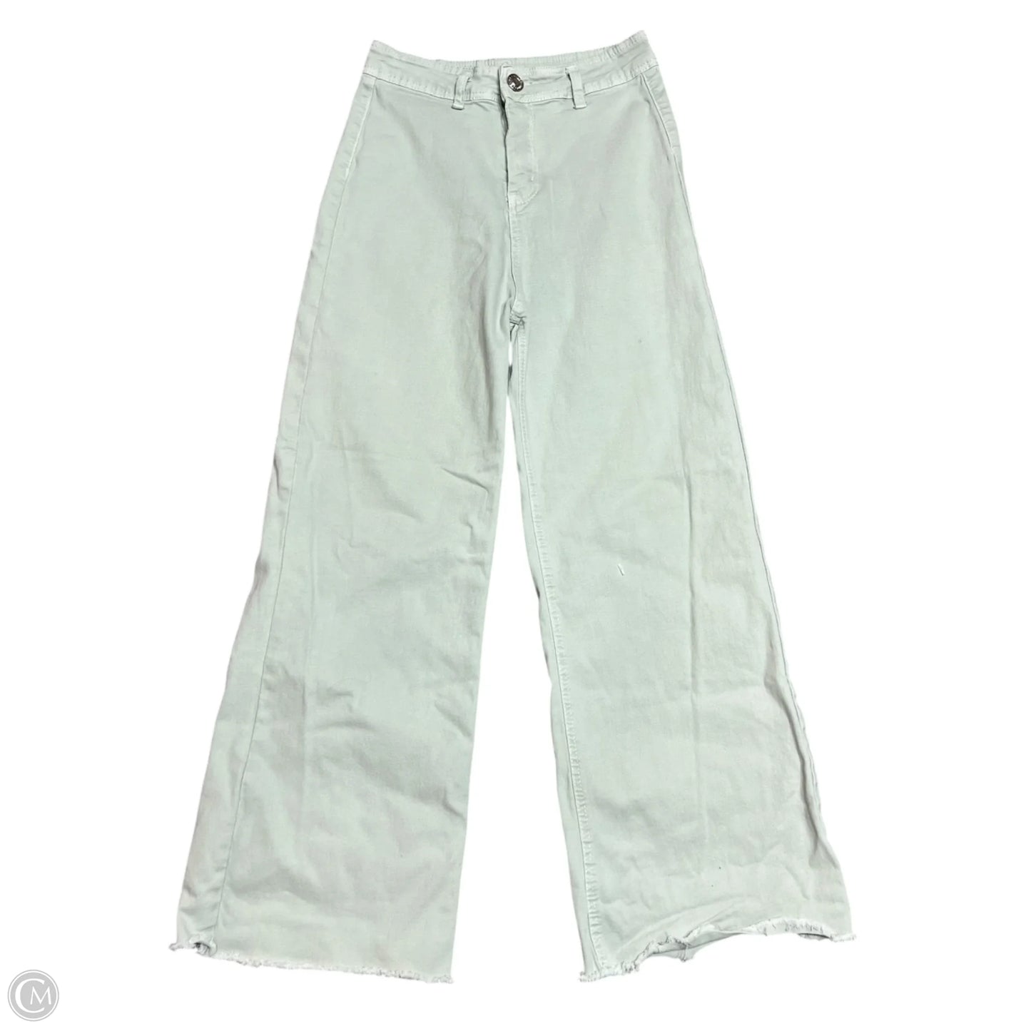 Jeans Flared By Supgoreou In Green, Size: Xs