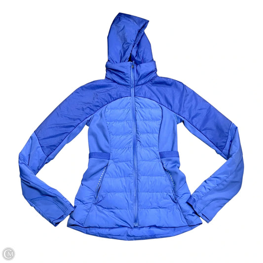 Athletic Jacket By Lululemon In Blue, Size: 2