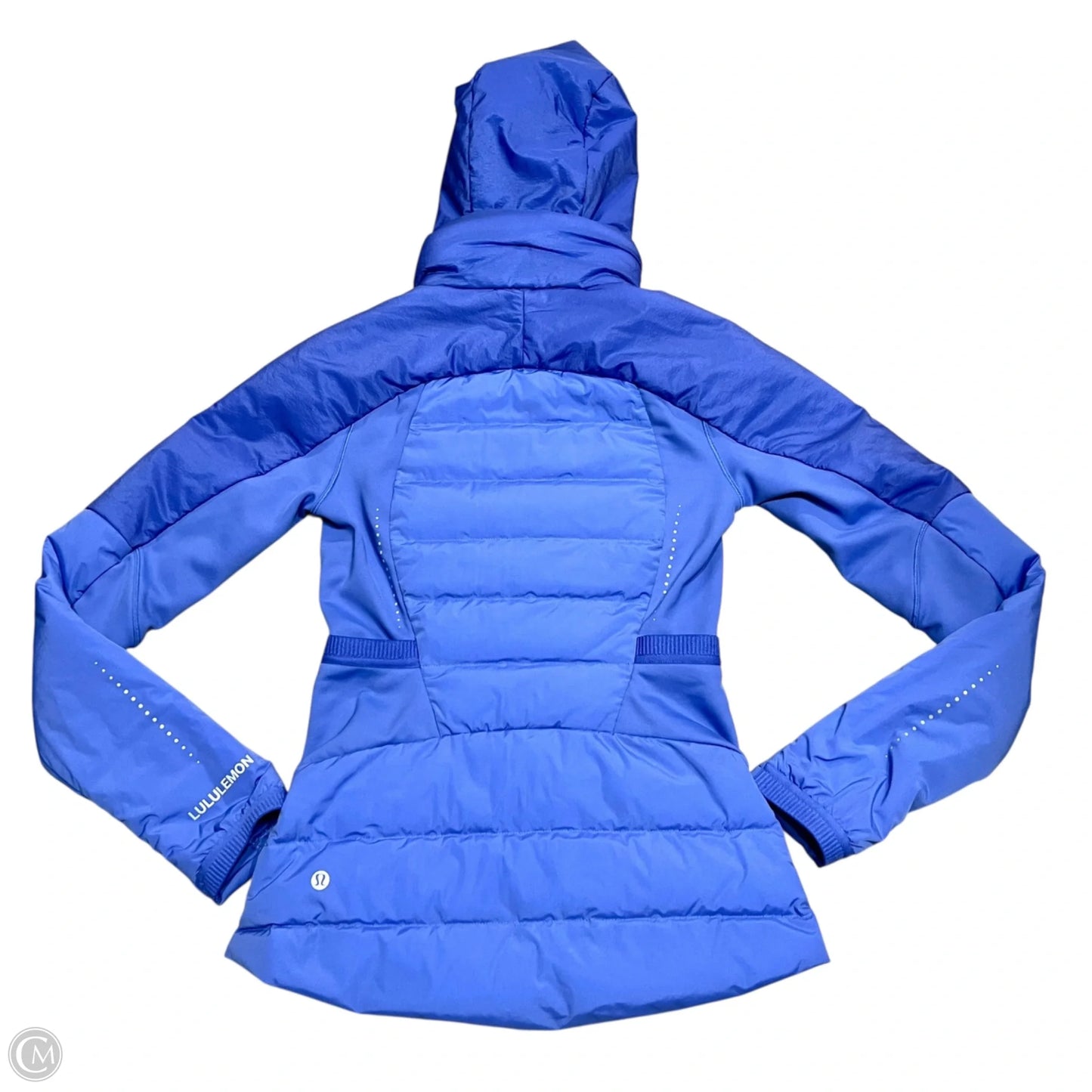 Athletic Jacket By Lululemon In Blue, Size: 2