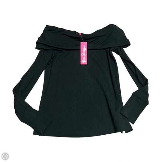 Top Long Sleeve Designer By Lilly Pulitzer In Black, Size: S