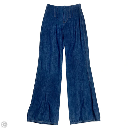 Jeans Flared By White House Black Market In Blue Denim, Size: 0