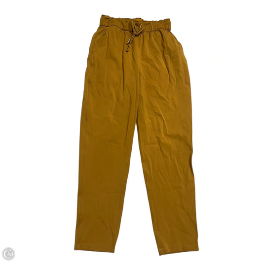 Athletic Pants By Lululemon In Tan, Size: 4