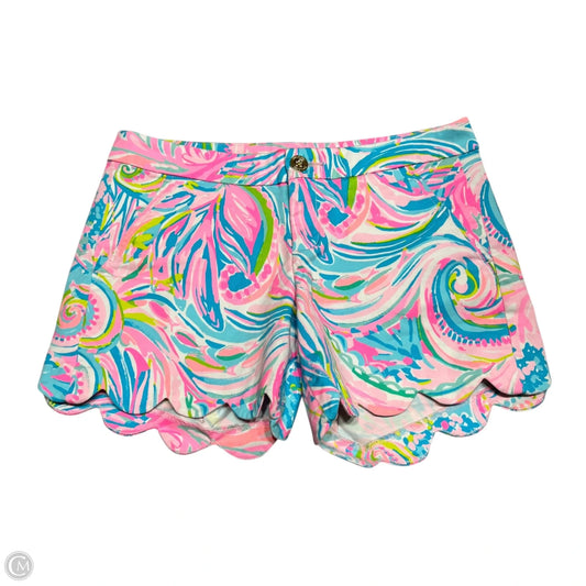 Shorts Designer By Lilly Pulitzer In Blue & Pink, Size: 4