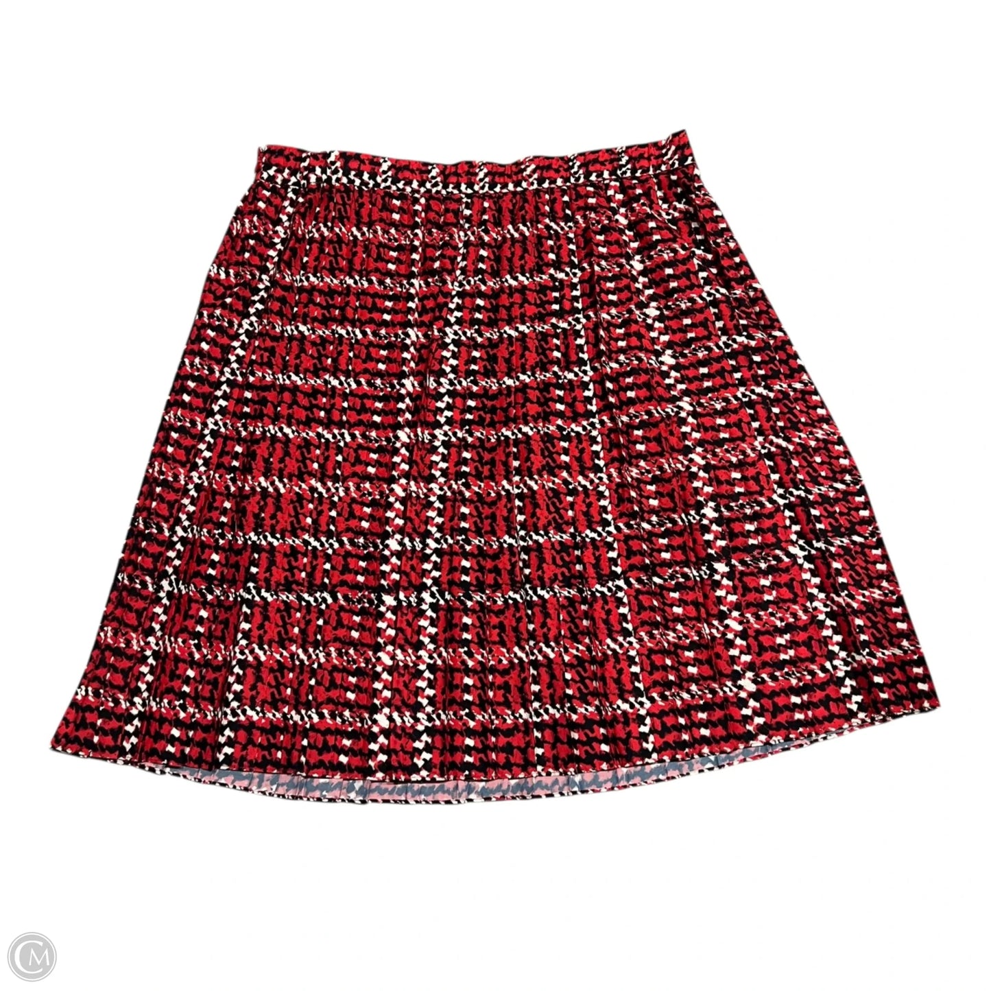 Skirt Midi By Eloquii In Black & Red, Size: 20