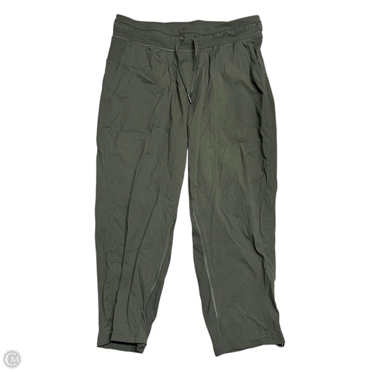 Athletic Pants By Lululemon In Green, Size: 10