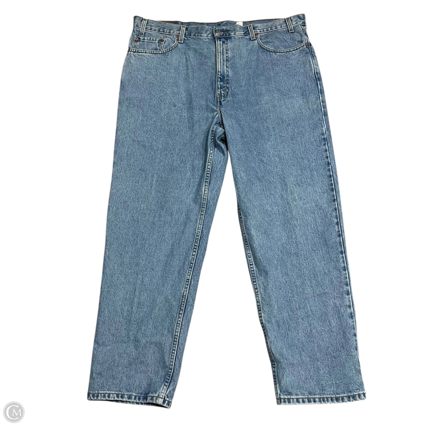 Jeans Straight By Levis In Blue Denim, Size: 20