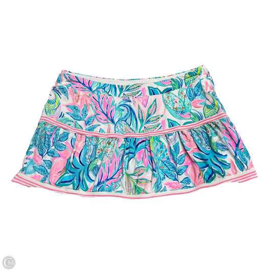 Skort Designer By Lilly Pulitzer In Tropical Print, Size: L