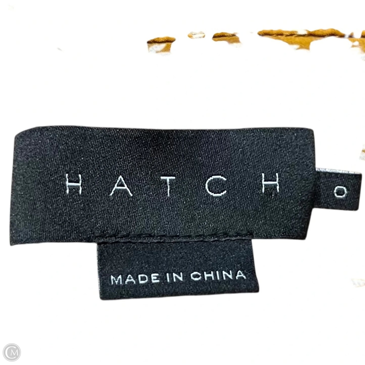 Top Long Sleeve By Hatch In Orange & White, Size: Xs