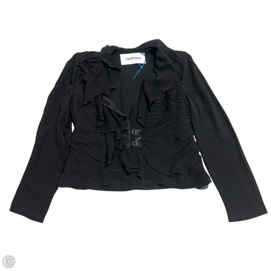 Top Long Sleeve Luxury Designer By Valentino-garavani In Black, Size: S