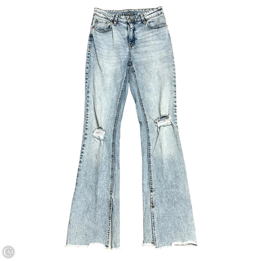 Jeans Flared By Inc In Blue Denim, Size: 4