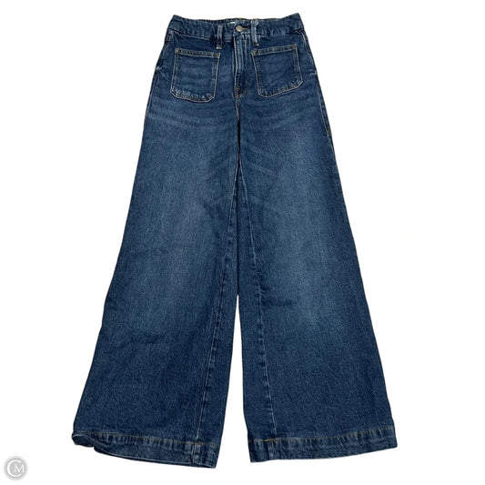 Jeans Flared By Good American In Blue Denim, Size: 2