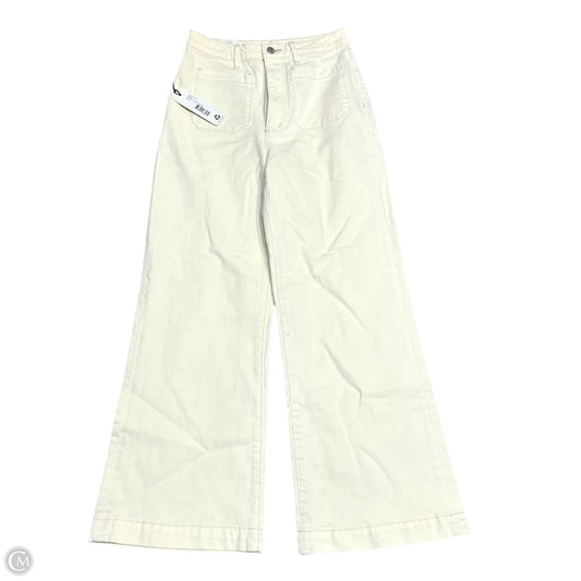 Jeans Wide Leg By Rollas In Cream, Size: 4