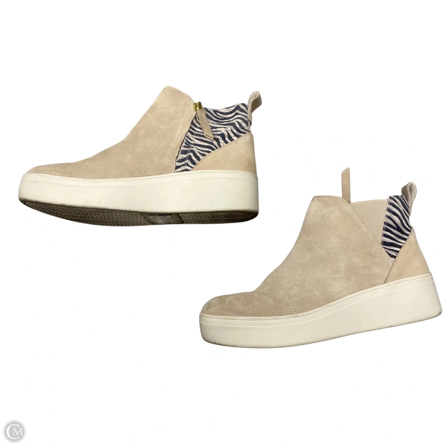Shoes Sneakers Platform By Toms In Beige, Size: 6.5