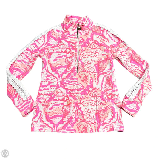 Sweatshirt Designer By Lilly Pulitzer In Pink & White, Size: Xs