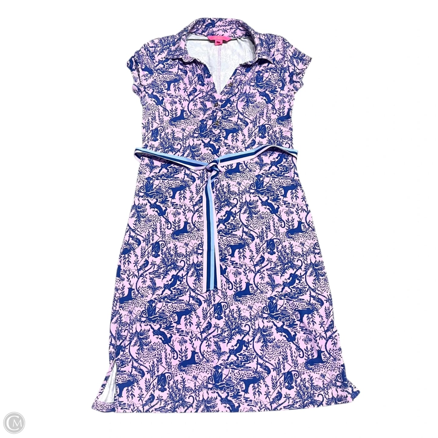 Dress Designer By Lilly Pulitzer In Blue & Purple, Size: Xs