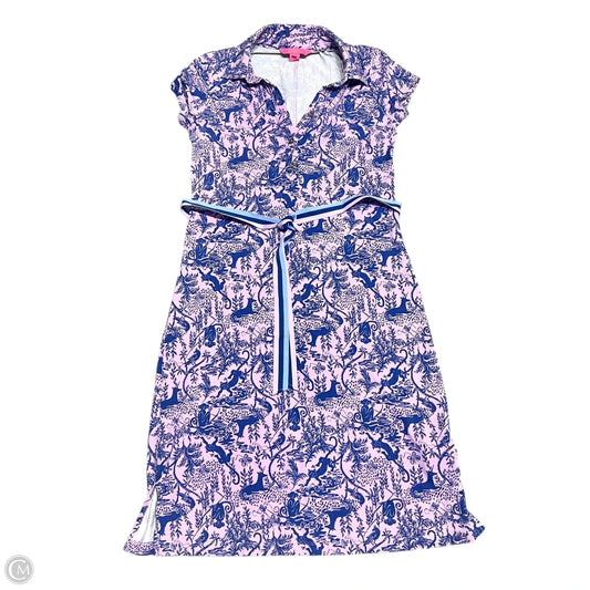 Dress Designer By Lilly Pulitzer In Blue & Purple, Size: Xs