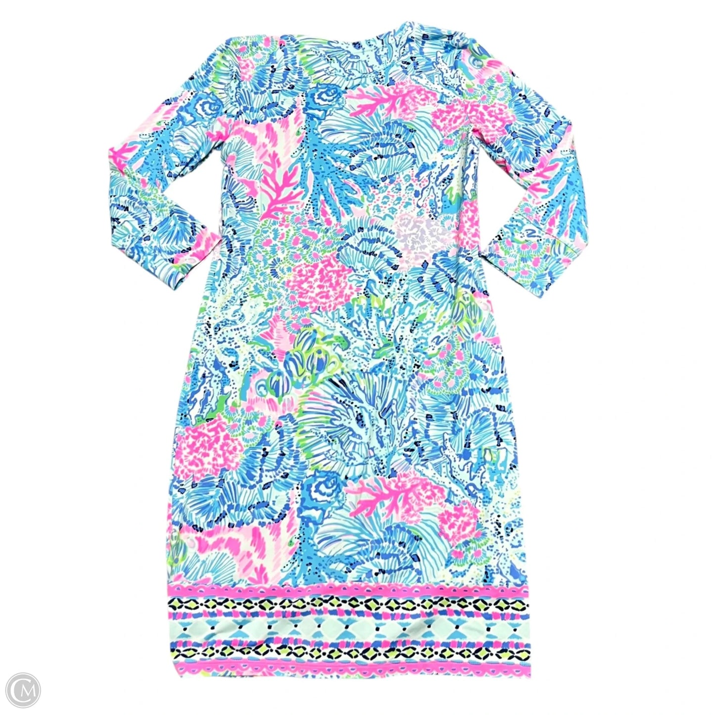 Dress Designer By Lilly Pulitzer In Blue & Pink, Size: Xs