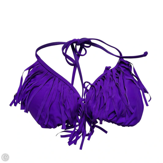 Swimsuit Top By Candies In Purple, Size: L