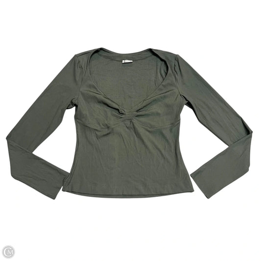 Top Long Sleeve By Free People In Green, Size: L
