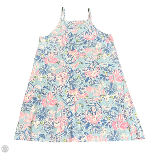 Dress Designer By Lilly Pulitzer In Blue & Pink, Size: L