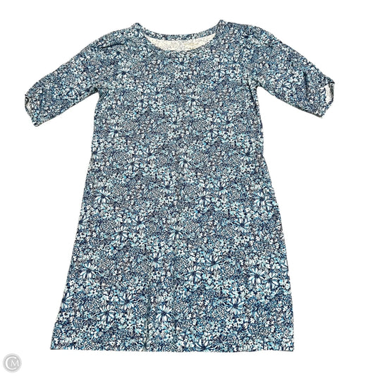 Dress Designer By Lilly Pulitzer In Blue & White, Size: L