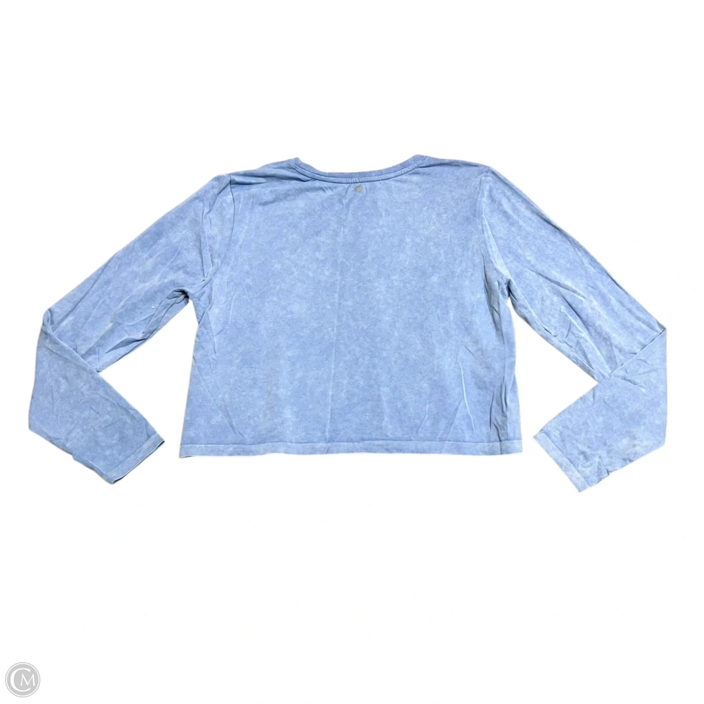 Top Long Sleeve By Harmony & Balance In Blue, Size: Xl