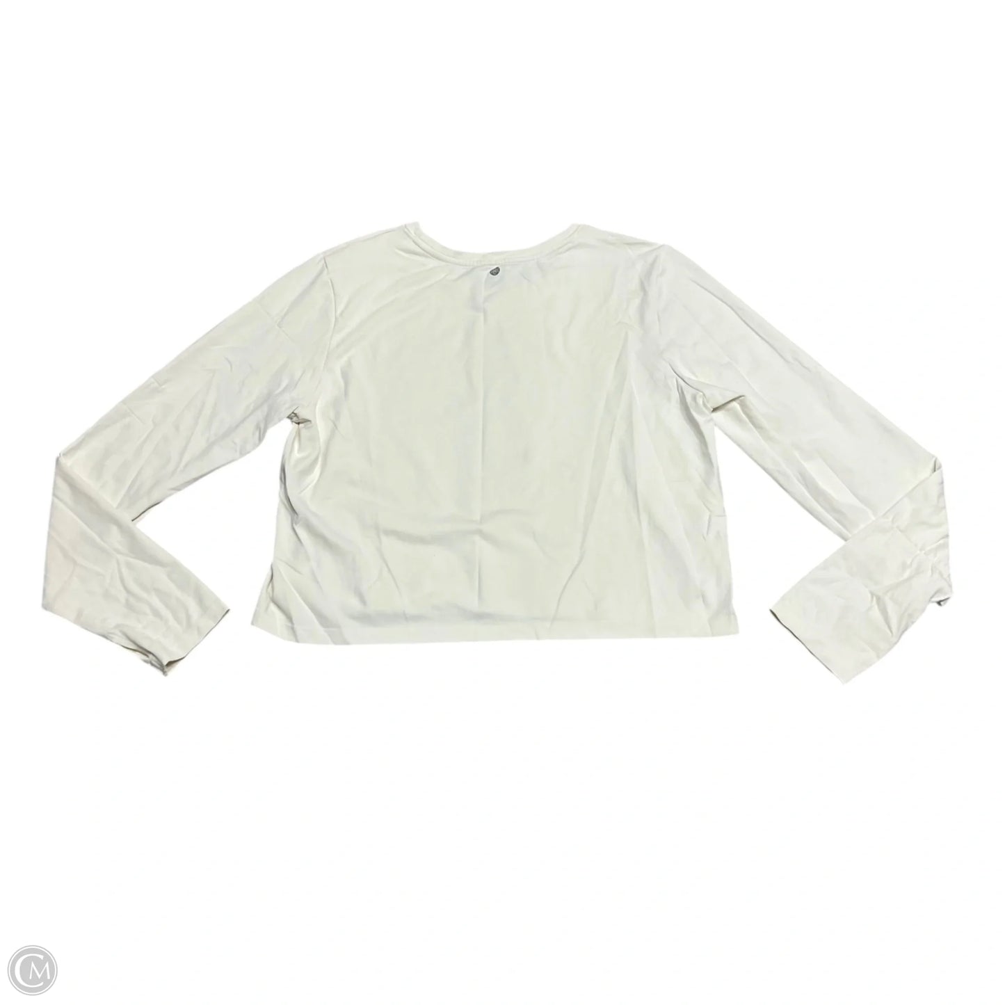 Top Long Sleeve By Harmony & Balance In Cream, Size: Xl